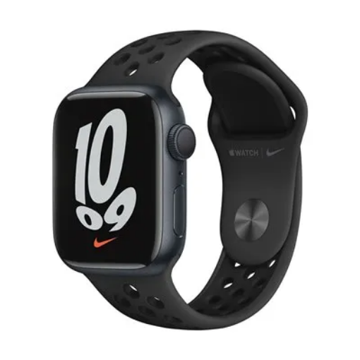 תמונה של שעון חכם Apple Watch Nike Series 7 45mm Aluminum Case Sport Band GPS אפל