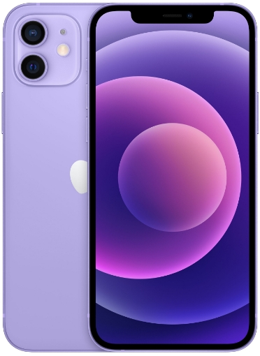 תמונה של טלפון סלולרי אפל אייפון 12 סגול Apple iPhone 12 Purple 128GB