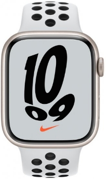 שעון חכם Apple Watch Nike 45mm Series 7 GPS + Cellular - צבע לבן 