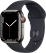 שעון חכם Apple Watch 41mm Series 7 GPS - צבע שעון: אלומיניום שחור | צבע רצועה: גומי מידנייט