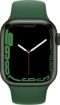 שעון חכם Apple Watch 41mm Series 7 GPS - צבע שעון: אלומיניום ירוק | צבע רצועה: גומי ירוק