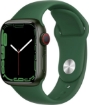 שעון חכם Apple Watch 41mm Series 7 GPS - צבע שעון: אלומיניום ירוק | צבע רצועה: גומי ירוק
