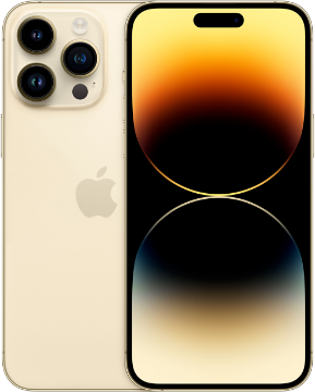 תמונה של טלפון סלולרי אפל אייפון 14 פרו מקס זהב חדש תצוגה  Apple iPhone 14 pro max Gold 256GB