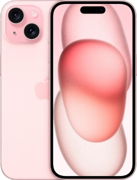 תמונה של טלפון סלולרי אפל אייפון 15 ורוד Apple iPhone 15 Pink 256GB