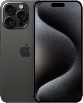 תמונה של טלפון סלולרי אפל אייפון 15 פרו מקס שחור Apple iPhone 15 Pro Max Black 512GB
