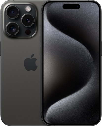 תמונה של טלפון סלולרי אפל אייפון 15 פרו שחור Apple iPhone 15 Pro Black 128GB