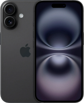 תמונה של טלפון סלולרי אפל אייפון 16 שחור Apple iPhone 16 Black 128GB